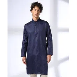 royaaj Men Geometric Print Slim Fit Kurta-picture-39