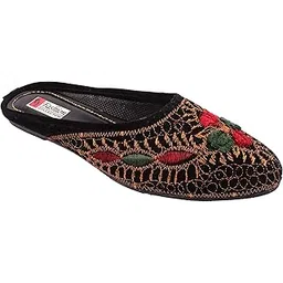 royal choice Rajasthani Jaipuri Ethnic Handmade Embroidered Ladies Girls Mojari/Jutti Slipper-picture-39
