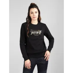 Royal Enfield Black Cotton Terry Regular Fit Sweatshirt-picture-43