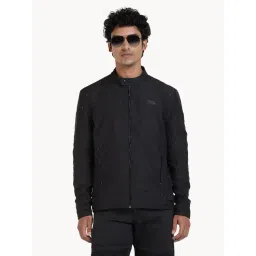 Royal Enfield Black Polyester Regular Fit Biker Jacket-picture-42
