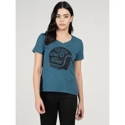 Royal Enfield Dark Blue Printed T-Shirt-picture-37