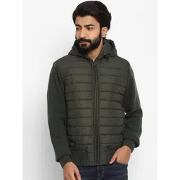 Royal Enfield Men Green Puffer Jacket-picture-21