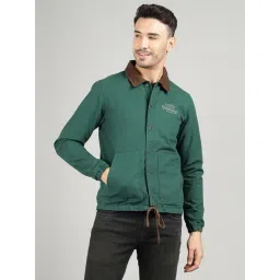 Royal Enfield Men Regular Green Full Sleeve Nylon Jacket-picture-47