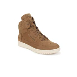 Royal Enfield Men Street Ace Leather Mid-Top Sneakers-picture-10