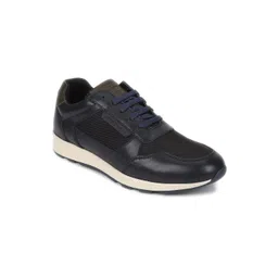 Royal Enfield Men Thump Textured Leather Sneakers-picture-23