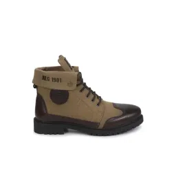 Royal Enfield Men's Kargil Khaki Derby Boots-picture-15