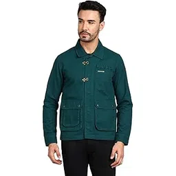 Royal Enfield Military Vintage Jacket(Size:M)-JKA240002-DEEP TEAL-picture-22