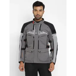 Royal Enfield Nirvik V2 Charcoal Regular Fit Biker Jacket-picture-33