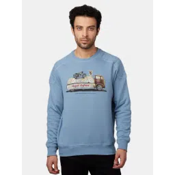 Royal Enfield Sky Blue Full Sleeves Sweatshirt-picture-44