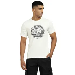 Royal Enfield White Cotton Regular Fit Printed T-Shirt-picture-47