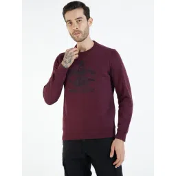 Royal Enfield Wine Regular Fit Digital Printed Sweatshirt-picture-41