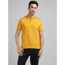 Royal Enfield Yellow Regular Fit Solid Polo T-Shirt-picture-28