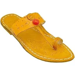 royal khwaab Kolhapuri Chappal for Women| Kolhapuri Slippers for Women| Kolapuri chapal for Women| Stylish Chappal for Women | Stylish Slippers for Women| Leather Slippers for Women-AB1-picture-31