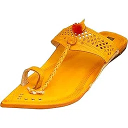 royal khwaab Men's Kolhapuri chappals Leather hardcrafted Stylish,Ethinicwear & Dailywear Designed with Excellence 100% Comfortable.-picture-19
