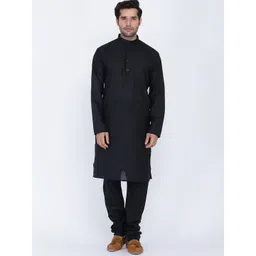 ROYAL KURTA Men Black Kurta-picture-10