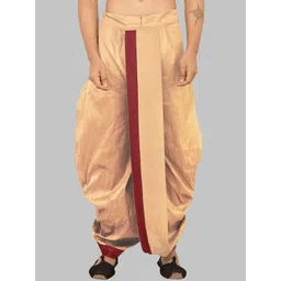 ROYAL KURTA Men Solid Silk Ready To Wear Dhoti Pants-picture-53