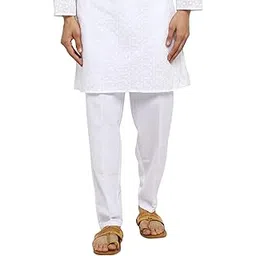 royal kurta Men's Cotton Blend Ethnic Pants-picture-20