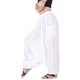royal kurta Mens Cotton Blend White Patiala Salwar Loose Fit Pants (Free Size, Tafeta White)-picture-37