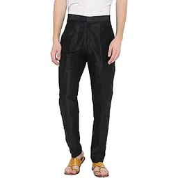 royal kurta Men's Dupion Silk Traditional Ethnic Sherwani Bottom Pants-picture-24