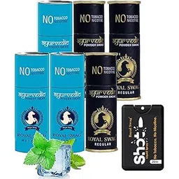 ROYAL SWAG Herbal Nicotine Free Cigarettes(100% Tobacco-Free & Nicotine-Free) Regular, Mint Flavoured | Smoking Cessation(Pack Of 30) With 20 Ml Shot Anti Addiction Spray-picture-17