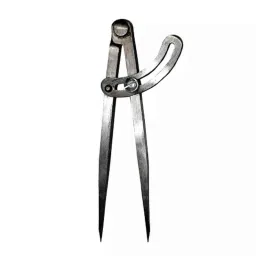 Royalcp 12 inch Mild Steel Silver Wing Compass image 1