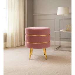 Primrose Ottoman In Rose Gold Color-image-39