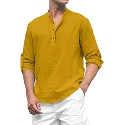 royalscout Men's Cotton Polyester Blend Regular Fit Full Sleeve Kurta Perfect for Special Occasions, Family Events, or Daily Ethnic Wear-picture-38