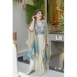 royalstyle Lehenga Choli For Women's And Girls For Style Premium Chinnon Silk Fabric With Cording & sequin work wedding bollywood party girls wear dhoti indo western image 4