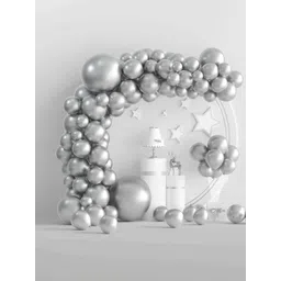 RP Bazaar 101-Pcs Grey Hanging Garlands Festive Decor-picture-52