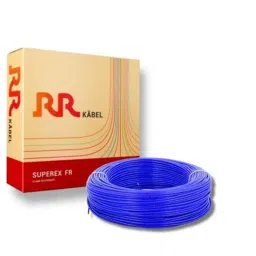 RR Kabel 1.5 Sqmm Single Core PVC Copper Blue RR-Unilay FR Flexible Cable, 10301024004, Length: 90 m-picture-42