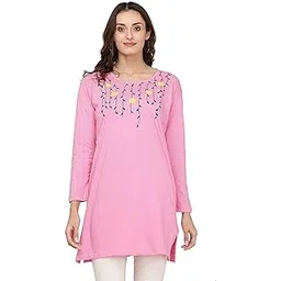 rravayki Women's Long Printed Cotton Round Neck Full Sleeve T-Shirt-picture-46