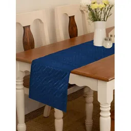 RRC Blue Quilted Velvet Table Runner-picture-12