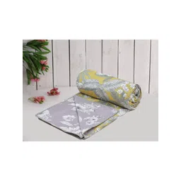 RRC Green Floral Microfiber AC Room 150 GSM Single Bed Dohar-picture-30