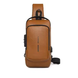 RRK Unisex Contrast Detail Backpack with USB Charging Port-picture-13