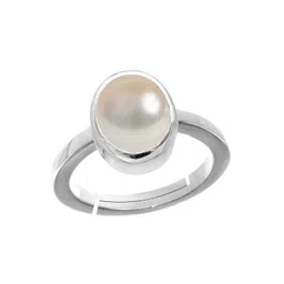 RRVGEM 2.00 Ratti White Pearl Moti Gemstone Ring-picture-11