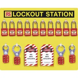 RS PRO 10 Padlock Lockout Station Model No 1615879-picture-36