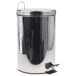 RS PRO 12L Chrome Pedal Stainless Steel Waste Bin Model No 8988315-picture-39