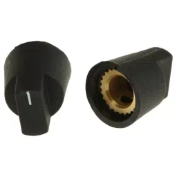 RS PRO 14 mm Black Potentiometer Knob for 6.4 mm Shaft, 4664989-picture-29