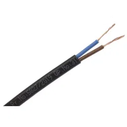 RS PRO 2 Core Power Cable 100 m 0.5 mm² Black 300 V, 7756084-picture-32