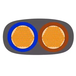 RS PRO 2 Core Power Cable 100 m 0.5 mm² Grey 300 V, 7755855-picture-31