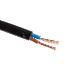 RS PRO 2 Core Power Cable 100 m 0.75 mm² Black 300 V, 7756072 image 1