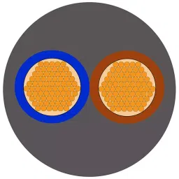 RS PRO 2 Core Power Cable 100 m 0.75 mm² Grey 300 V, 500 V, 7755864-picture-20