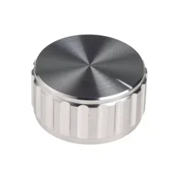 RS PRO 30 mm Silver Potentiometer Knob for 6.4 mm Shaft Splined, 498851-picture-20