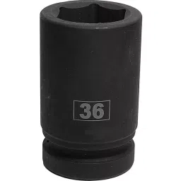 RS PRO 36mm 25.4 mm (1 Inch) Drive Deep Impact Socket Hexagon, 1370942-picture-12