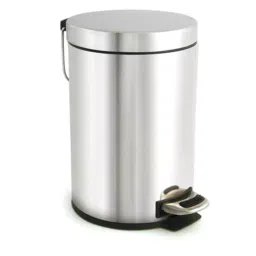 RS PRO 3L Chrome Pedal Stainless Steel Waste Bin Model No 2211601-picture-30