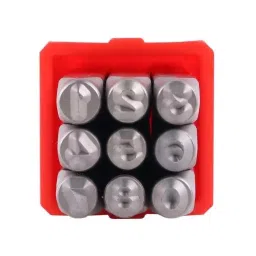 RS PRO 3mm x 9 Piece Engraving Number Punch Set (0 - 8), 8754727 image 2