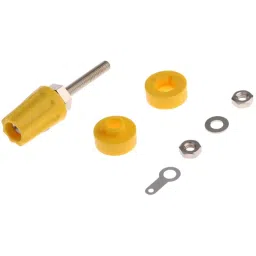 RS PRO 4 mm Yellow Female Binding Post - Solder Termination, 50V dc, 16A Model No 423245-picture-26