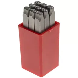 RS PRO 4mm x 9 Piece Engraving Number Punch Set (0 - 8), 8754724-picture-22