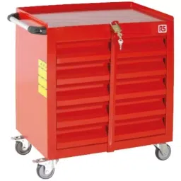 RS PRO 5 drawer Steel WheeledTool Chest, 650mm x 560mm x 350mm Model No 7531586-picture-40