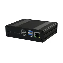RS PRO Aluminium Case for use with Raspberry Pi 4 in Black Model No 2309821-picture-24